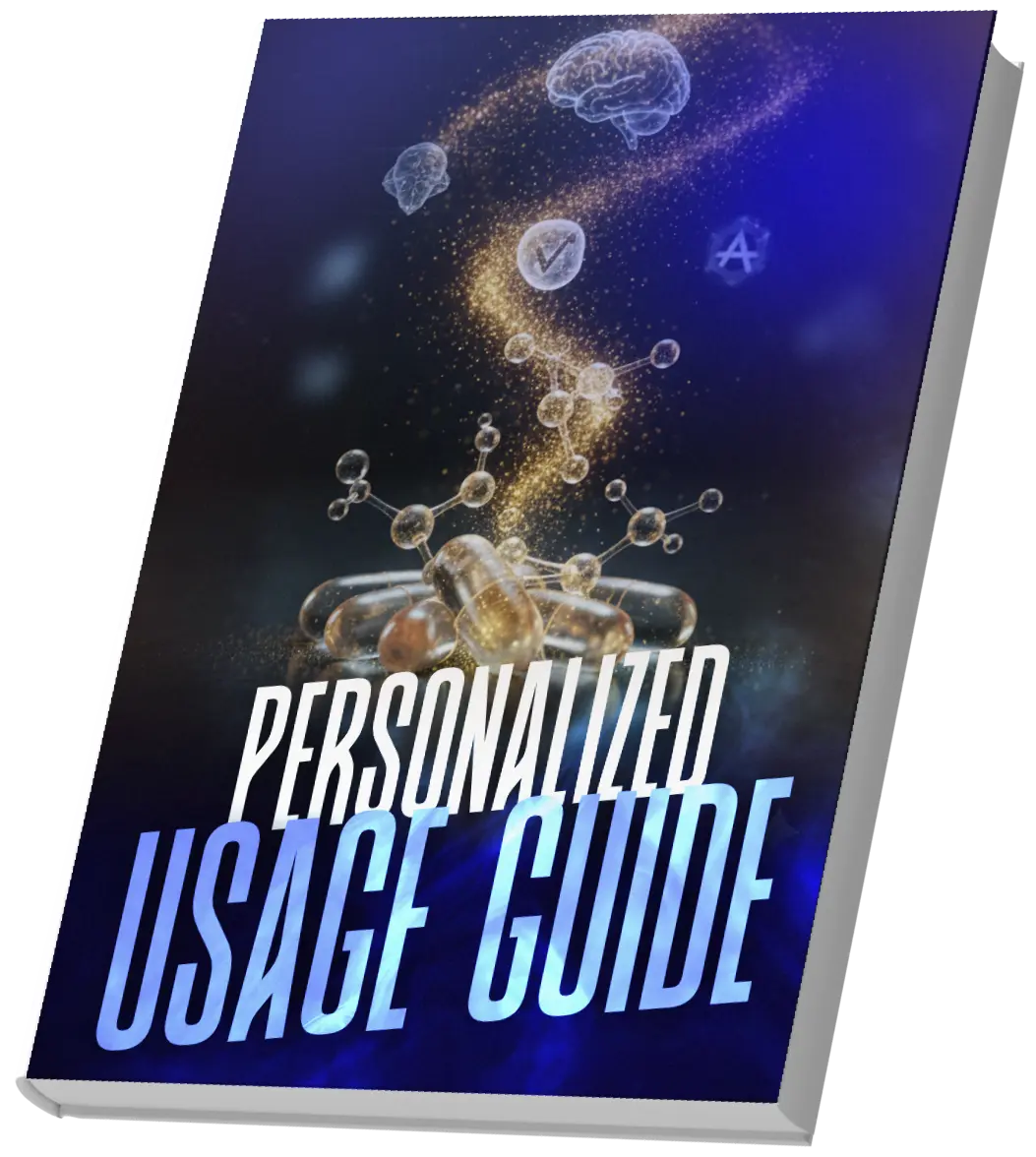 Personalized Usage Guide bonus manual cover included with LeanBurn Drops order